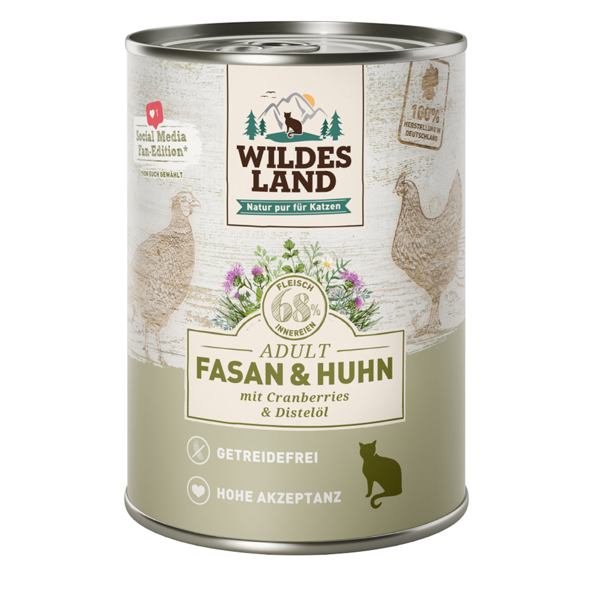 Wildes Land bažant a kuře s brusinkami