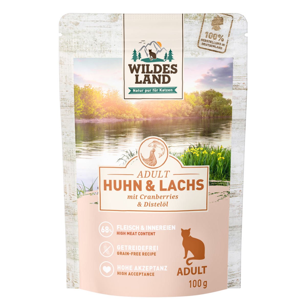 Wildes Land kuře a losos s brusinkami