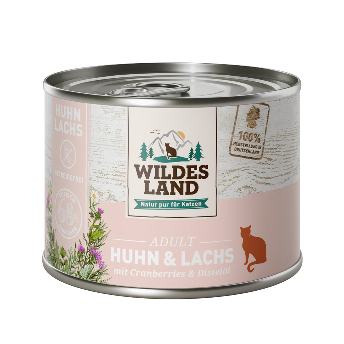 Wildes Land kuře a losos s brusinkami