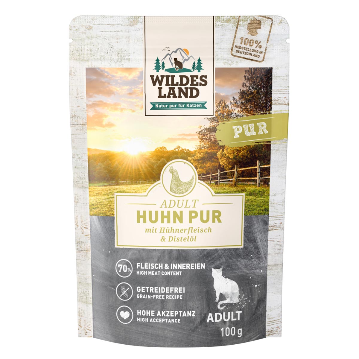 Wildes Land kuře PUR s ostropestřcovým olejem