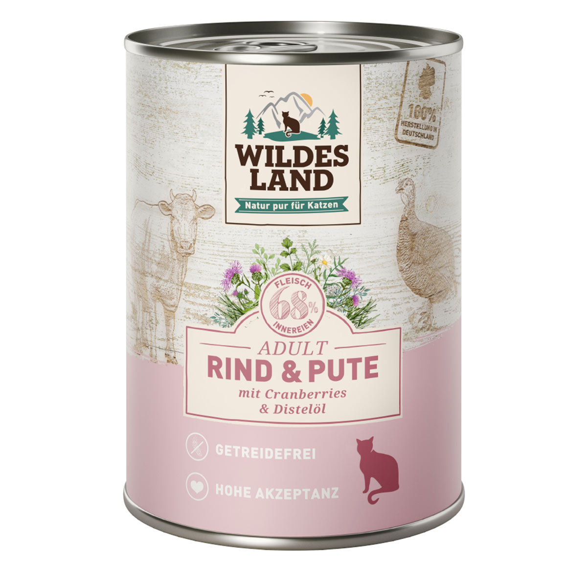 Wildes Land hovězí a krůtí s brusinkami