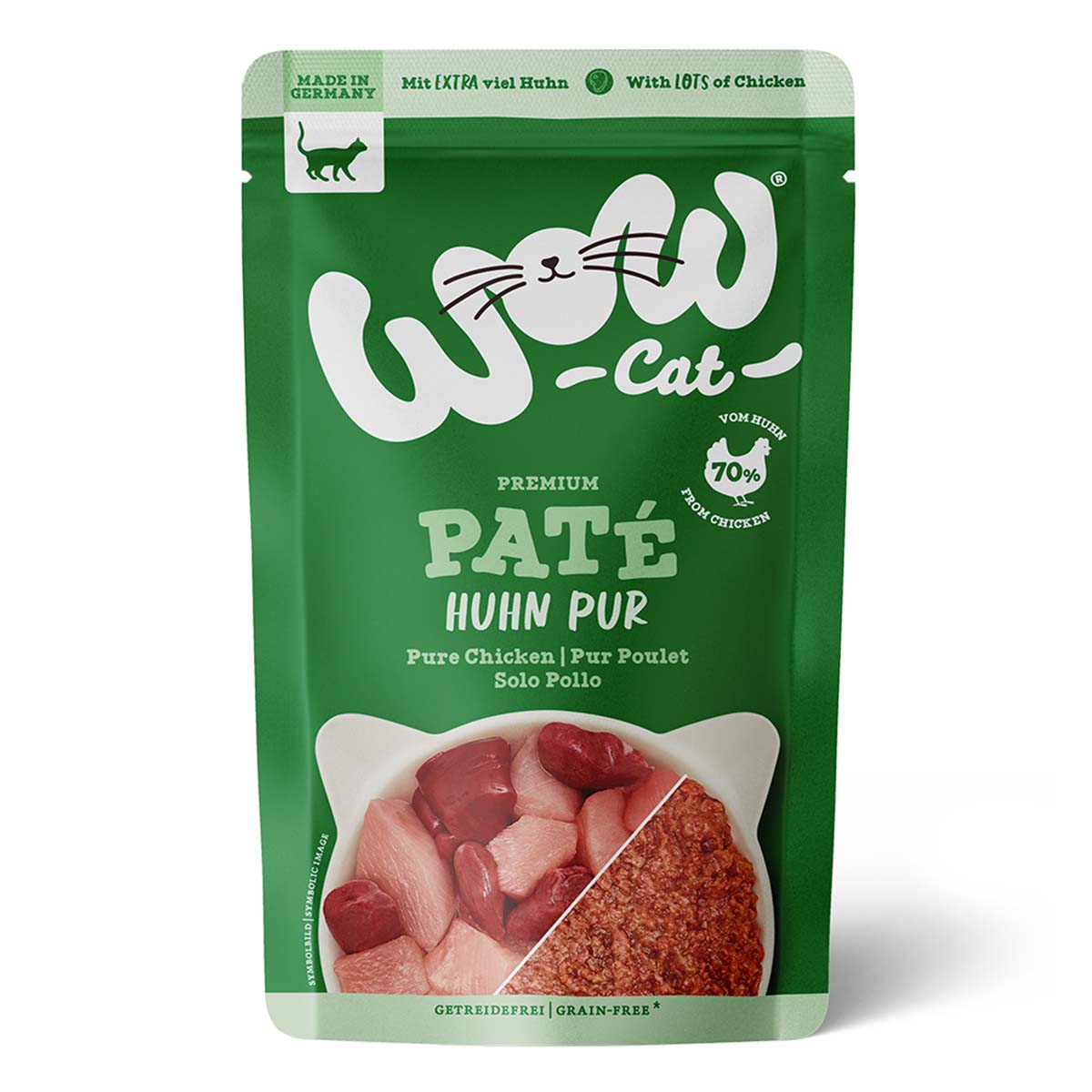 WOW CAT Adult čisté kuřecí maso