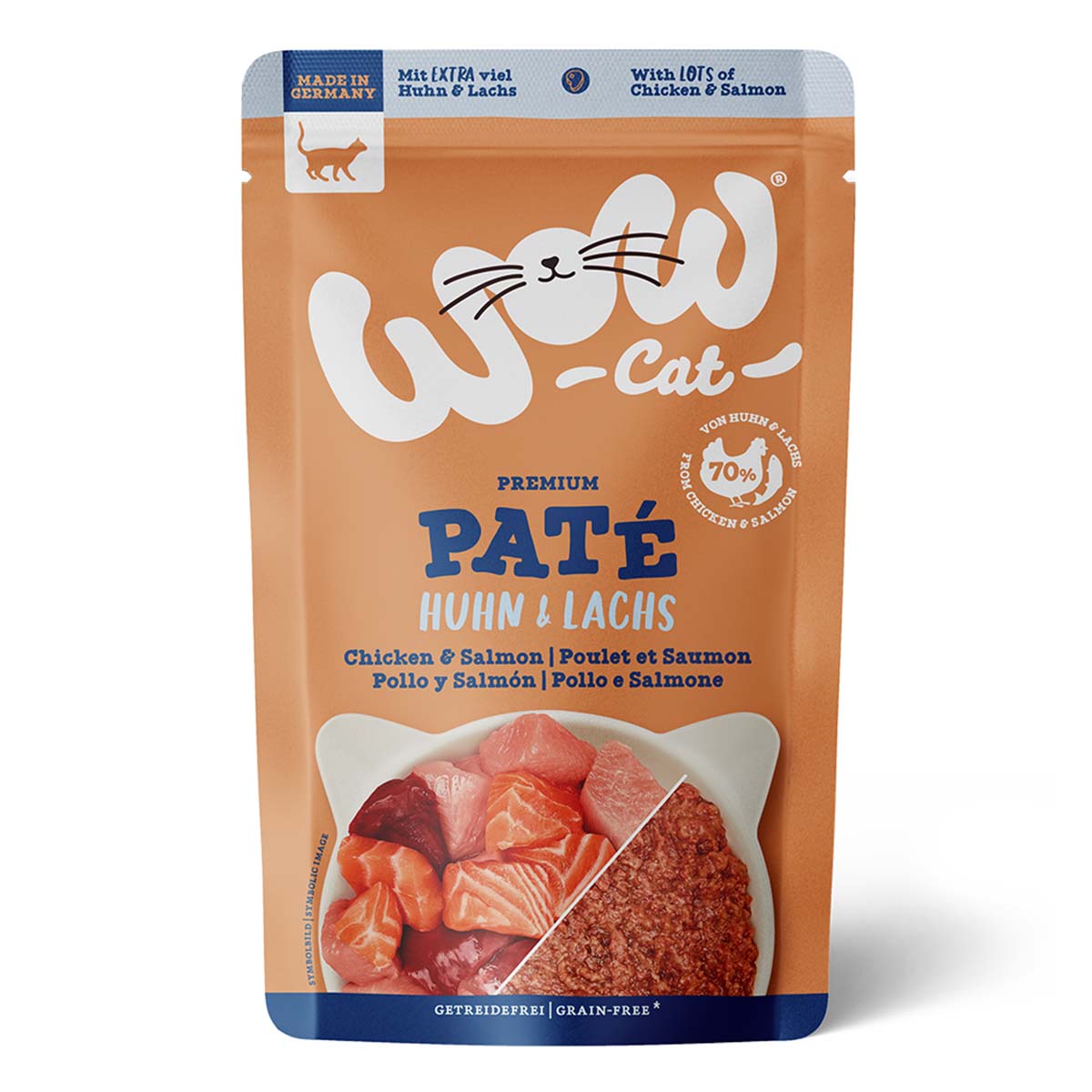WOW CAT Adult kuře a losos