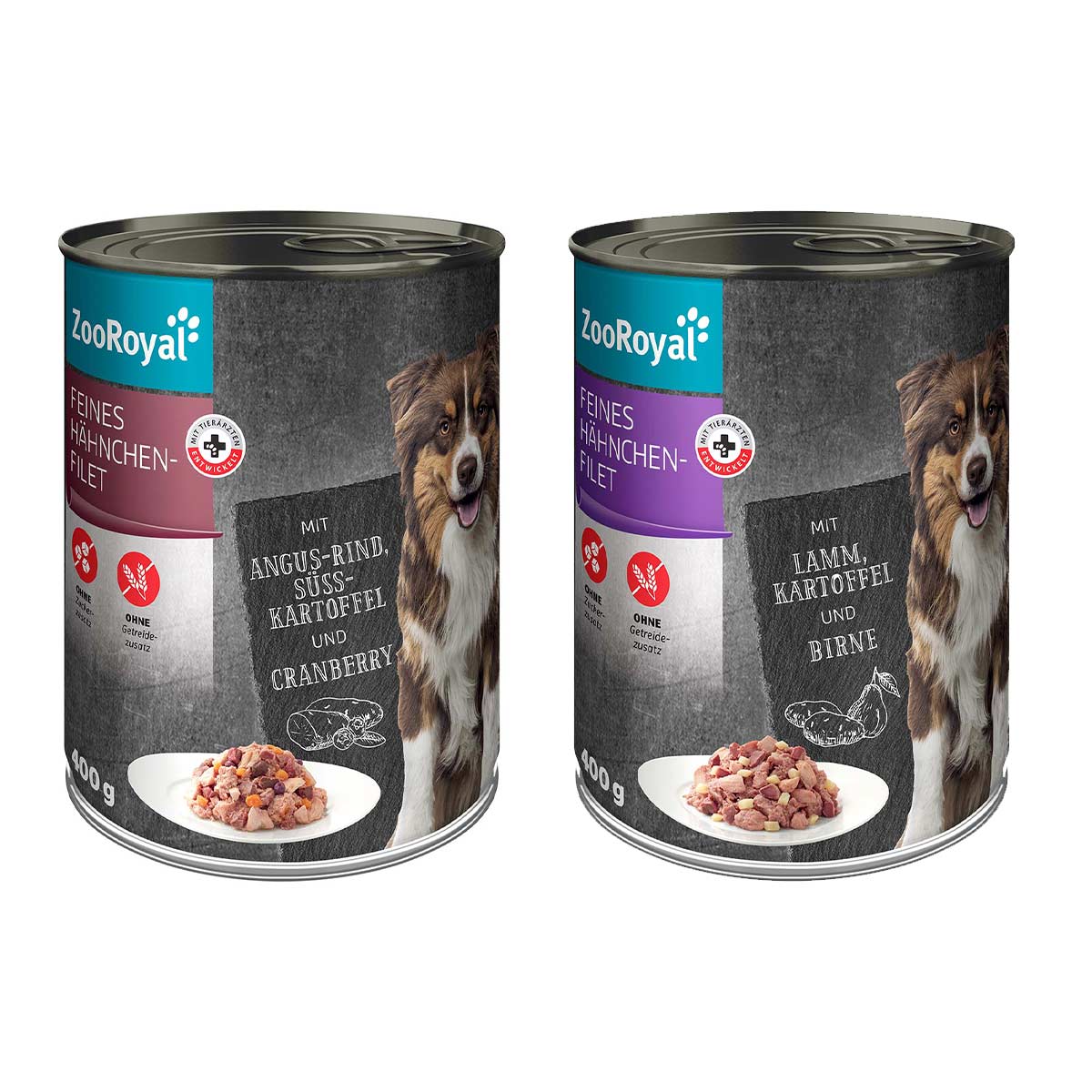 ZooRoyal Jemné kuřecí filety Mixpaket 6x400 g